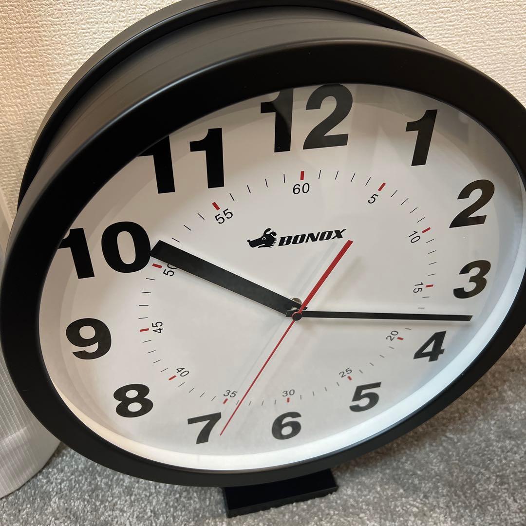 DULTON 大きめアナログ時計 黒