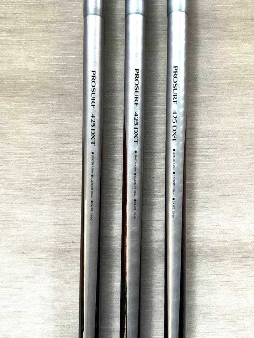 シマノ PROSURF プロサーフ 425 DX-T 投げ竿　3本セット