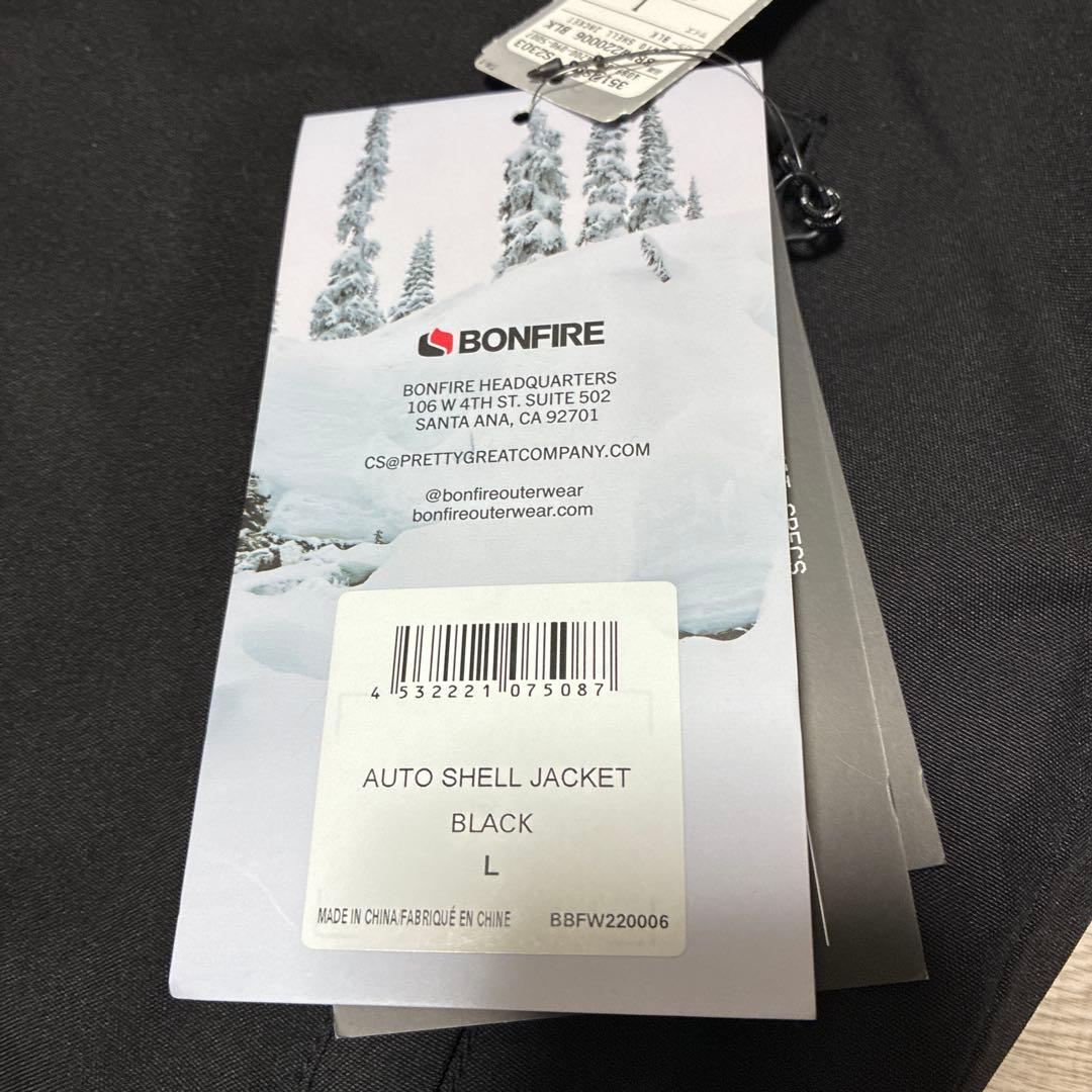 定価3.7万 ボンファイア ジャケット AUTO SHELL JACKET L