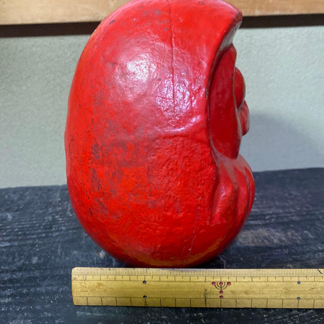 郷土玩具赤達磨張子の型15cm18cm12cm