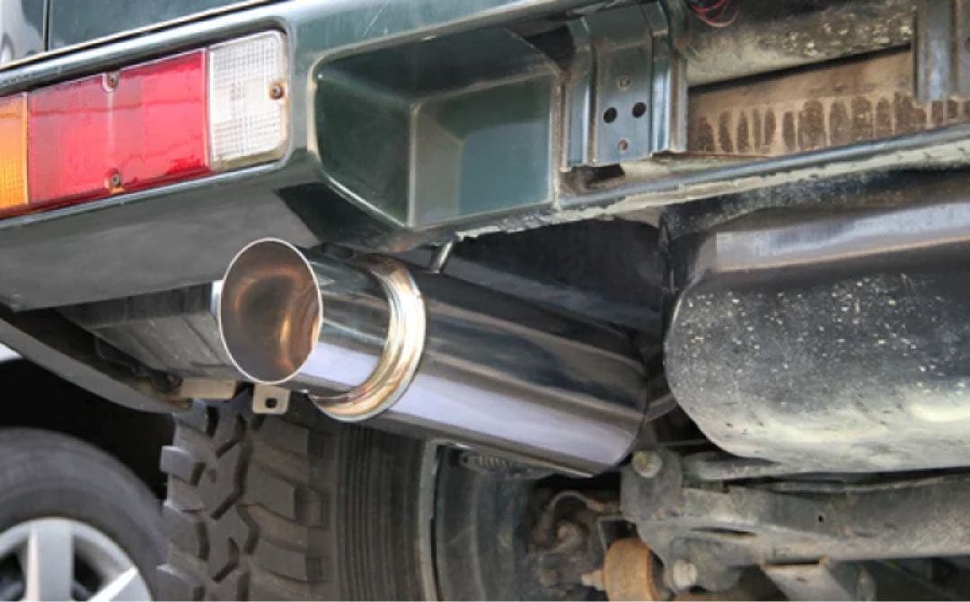 専用Bluefin スズキ ジムニー JA12v/JA22 砲弾型マフラー