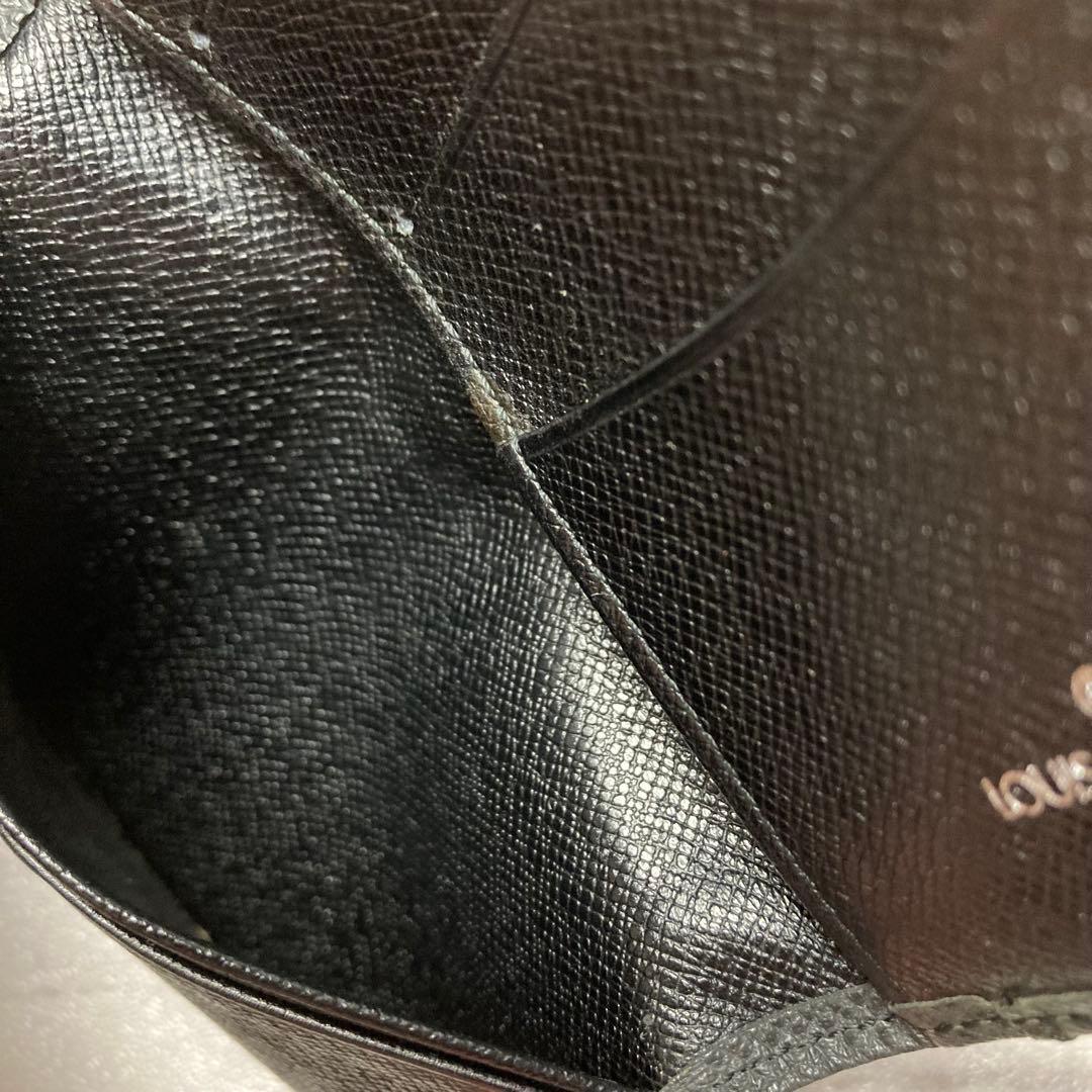 ルイヴィトン☆名刺入れ　ブラック　紙袋付き