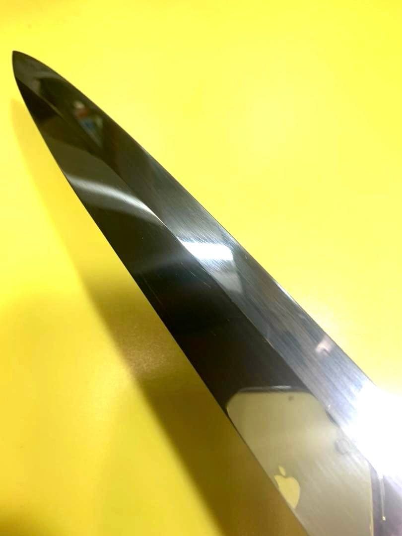 實光　柳刃包丁　H-INOX　モリブデンバナジウム鋼　刃渡り24cm