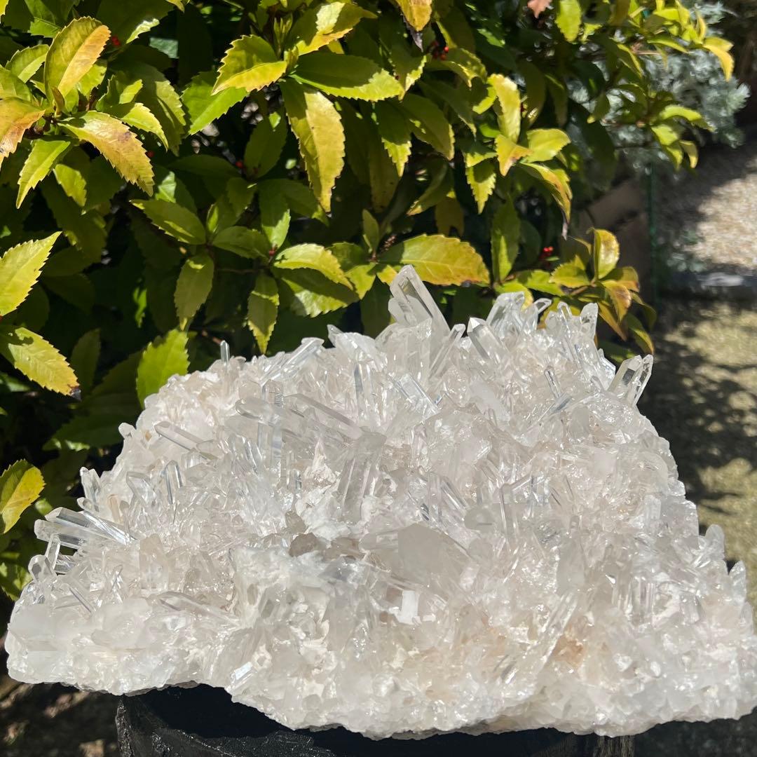 ‪☆想像絶する☆究極の煌めき 極上別格品‪☆☆レインボー 水晶クラスター 天然石