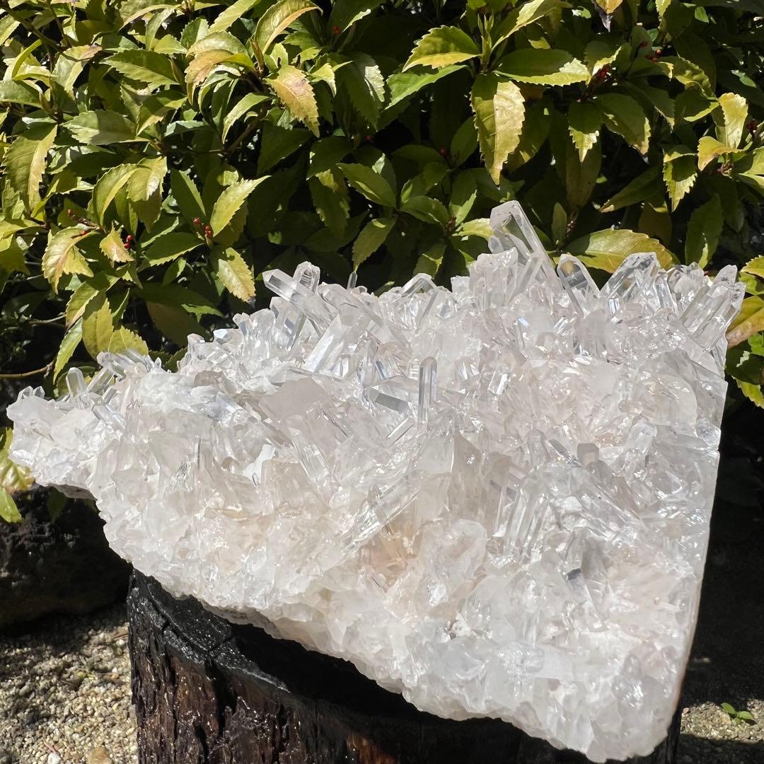 ‪☆想像絶する☆究極の煌めき 極上別格品‪☆☆レインボー 水晶クラスター 天然石