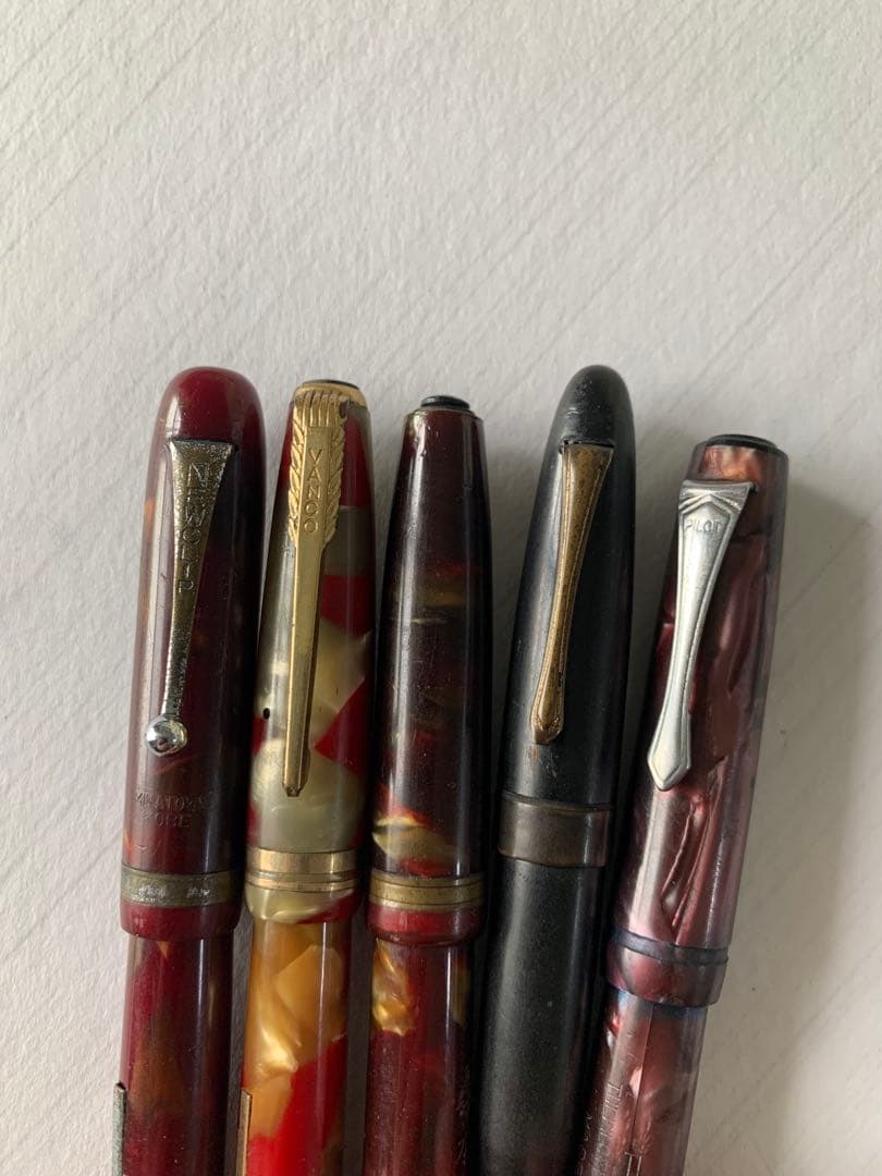 昭和期 万年筆 5本まとめ売り（ジャンク品）