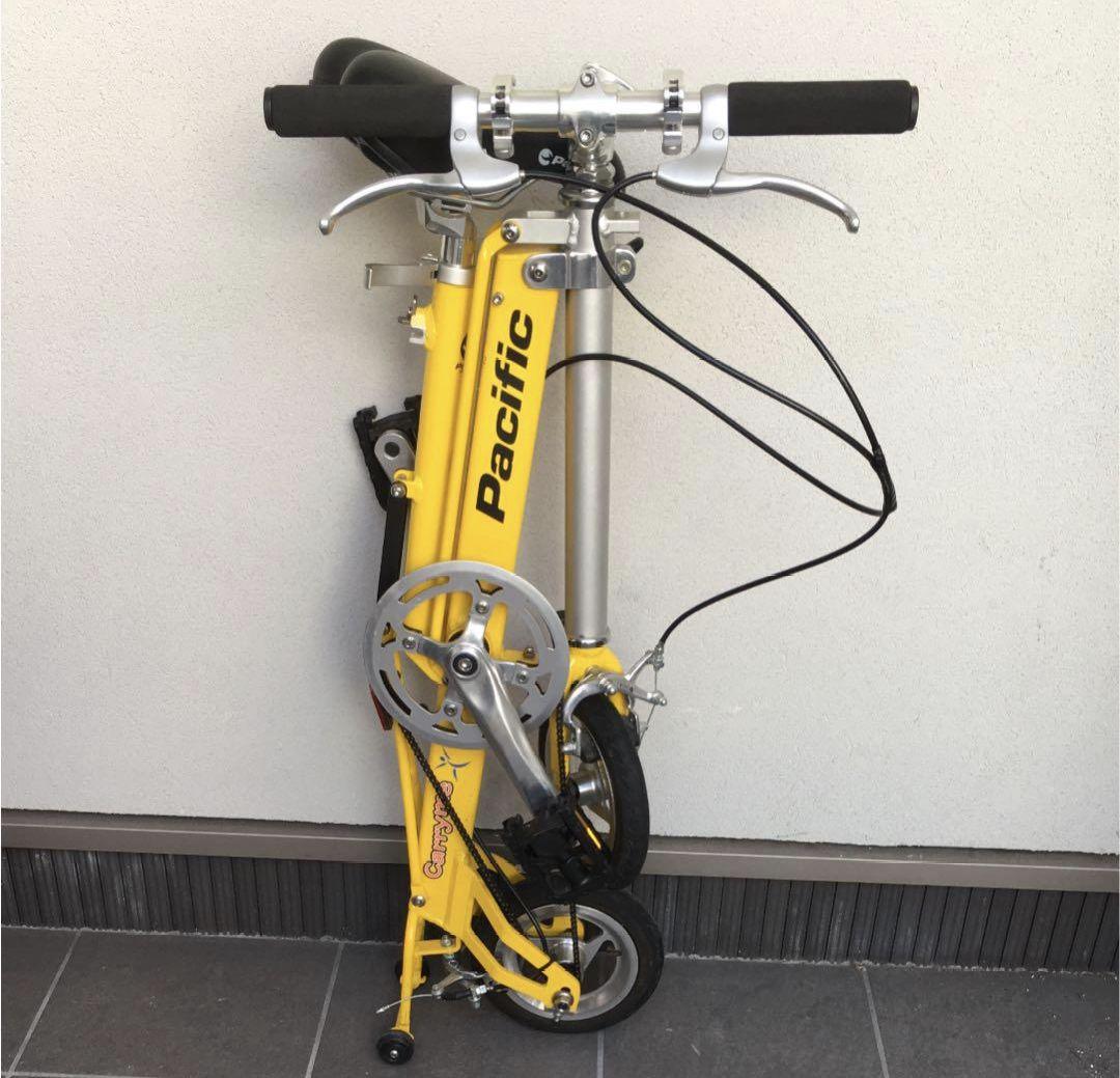 Pacific carry me 折りたたみ自転車 黄色（ジャンク品）