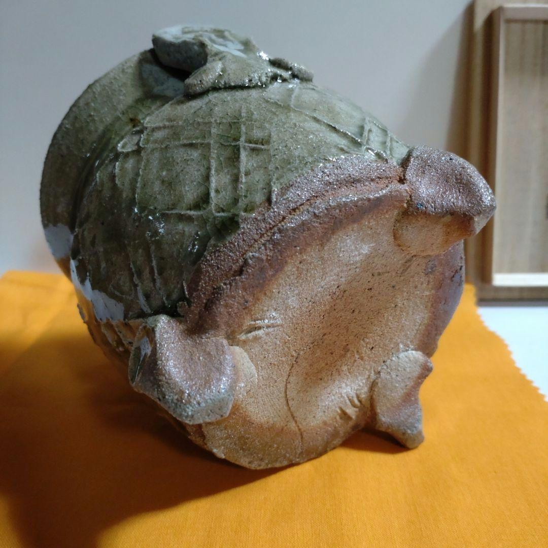 人間国宝　『濱田庄司』作　灰釉香炉