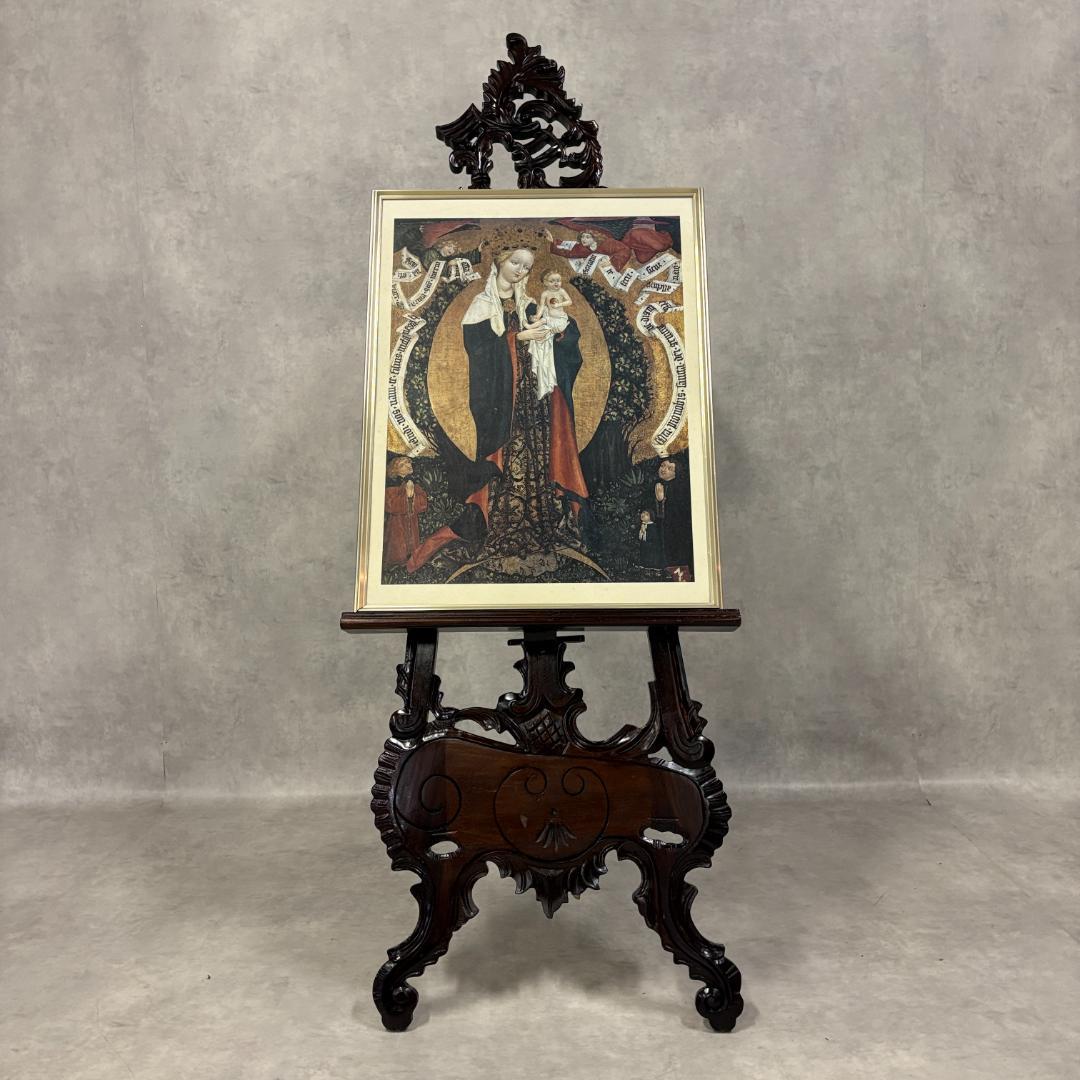 ロココ様式 　イーゼル　マホガニー材