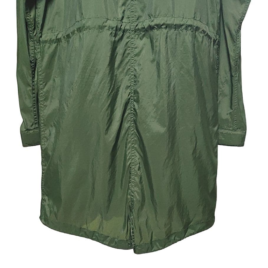 プライベートホワイト ハンドメイド フィッシュテール ナイロンコート XL相当