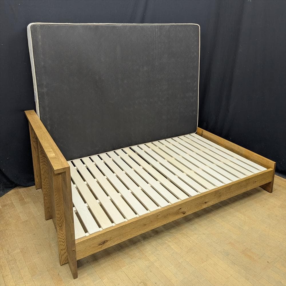 西*博様 クラッシュゲート　クモン　オーク　節有り　オイル仕上げ　ダブルベット