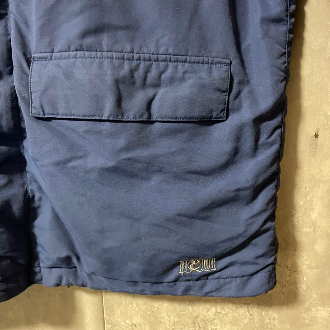 Burtonバートンスキーウェアスノーボードジャケット青ブルー紺ネイビー刺繍ロゴ