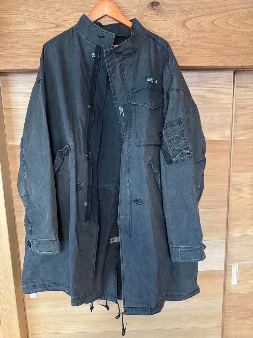 NEIGHBORHOOD ブラック モッズコート　L 美品