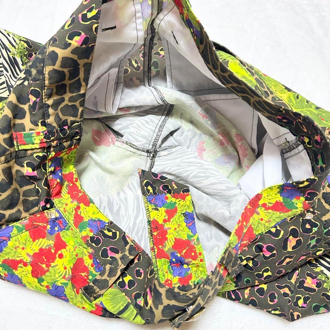 ダンスウィズドラゴン【2】激チャラ 総柄 ヒョウ柄 ゴルフウェア ショートパンツ