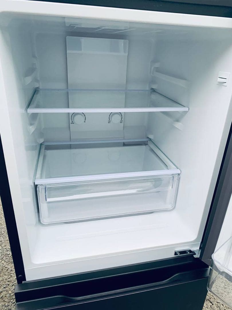 ♻️送料設置無料　AQUA ノンフロン冷凍冷蔵庫AQR-14PBK