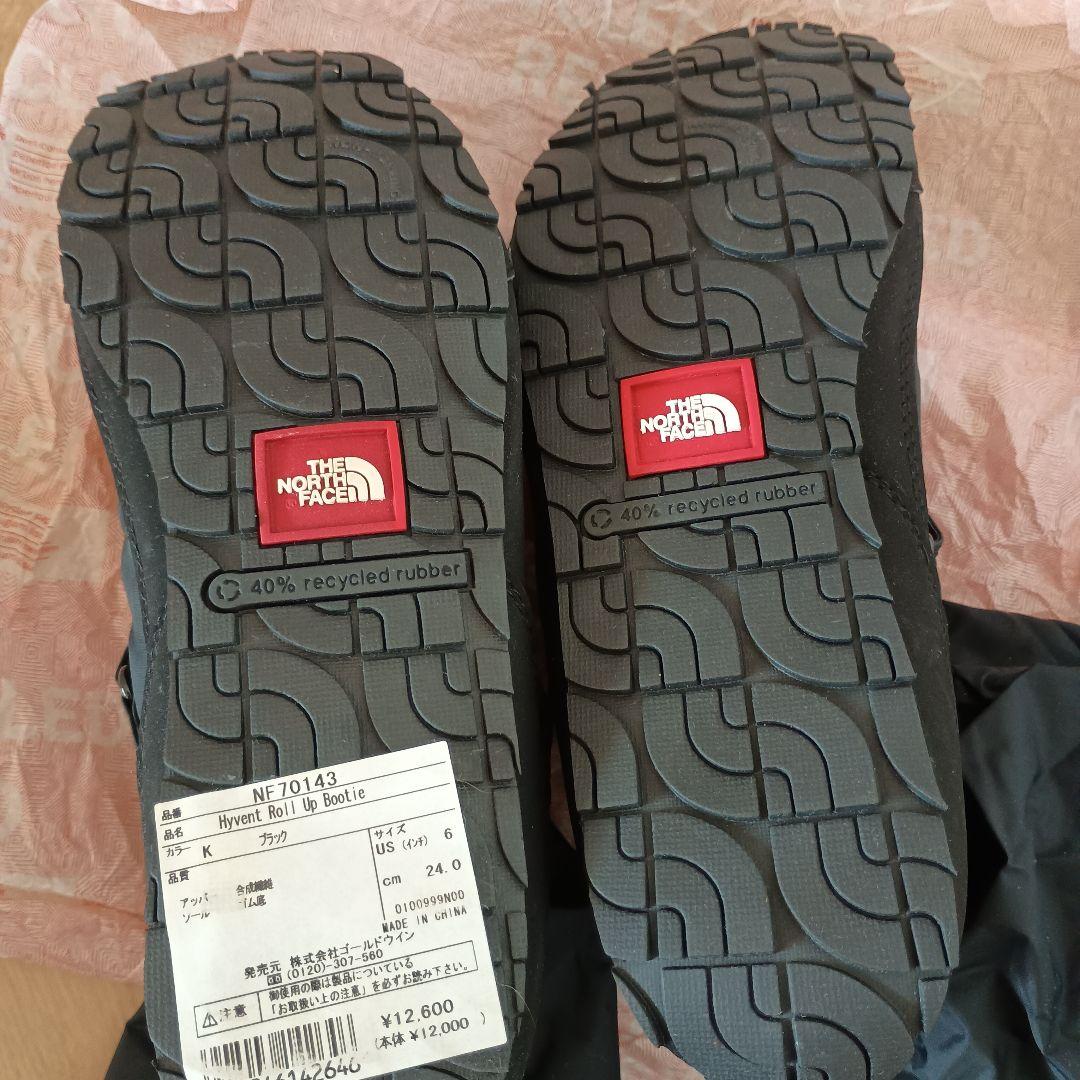 【未使用】THE　NORTH　FACE　ノースフェイス　レインブーツ　黒　М