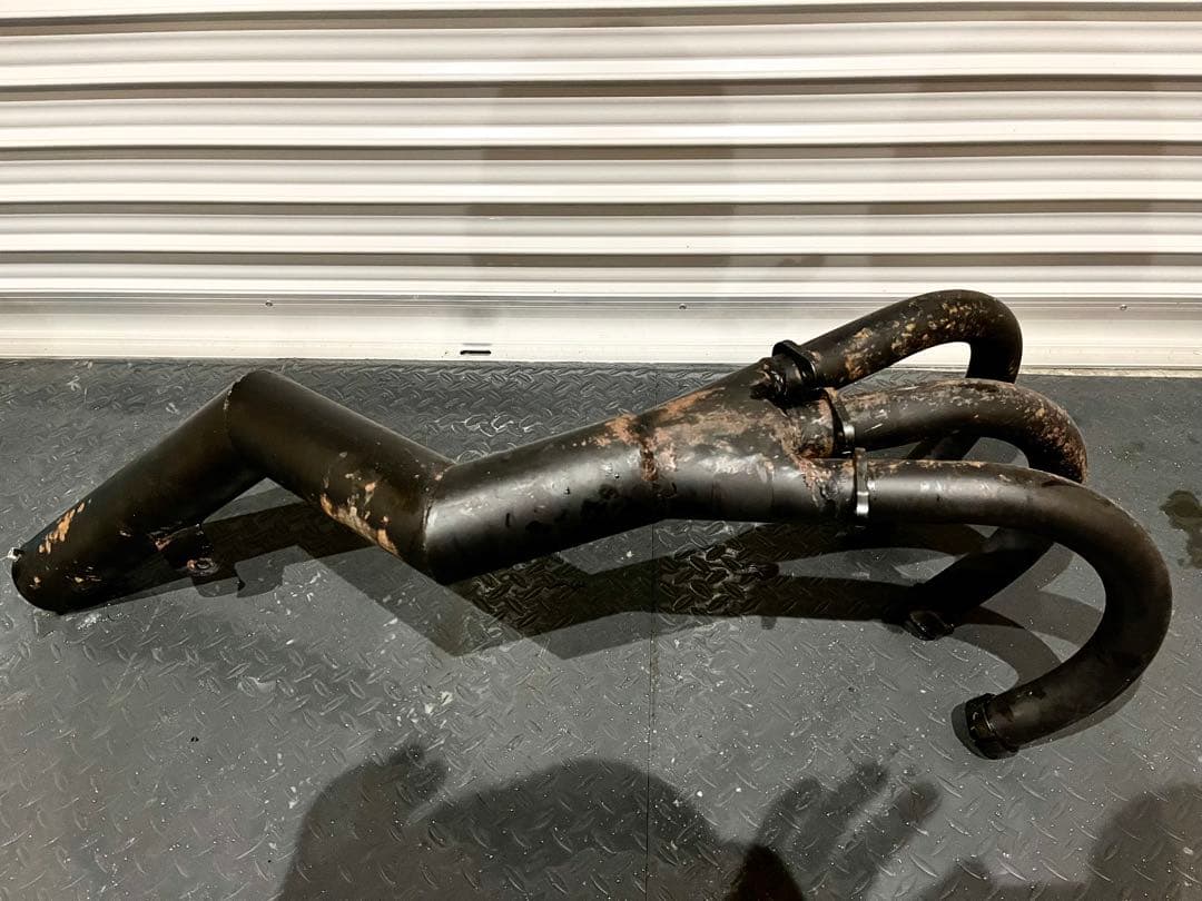 送料込み!! KH250 250SS 350SS 用　集合チャンバー　マフラー