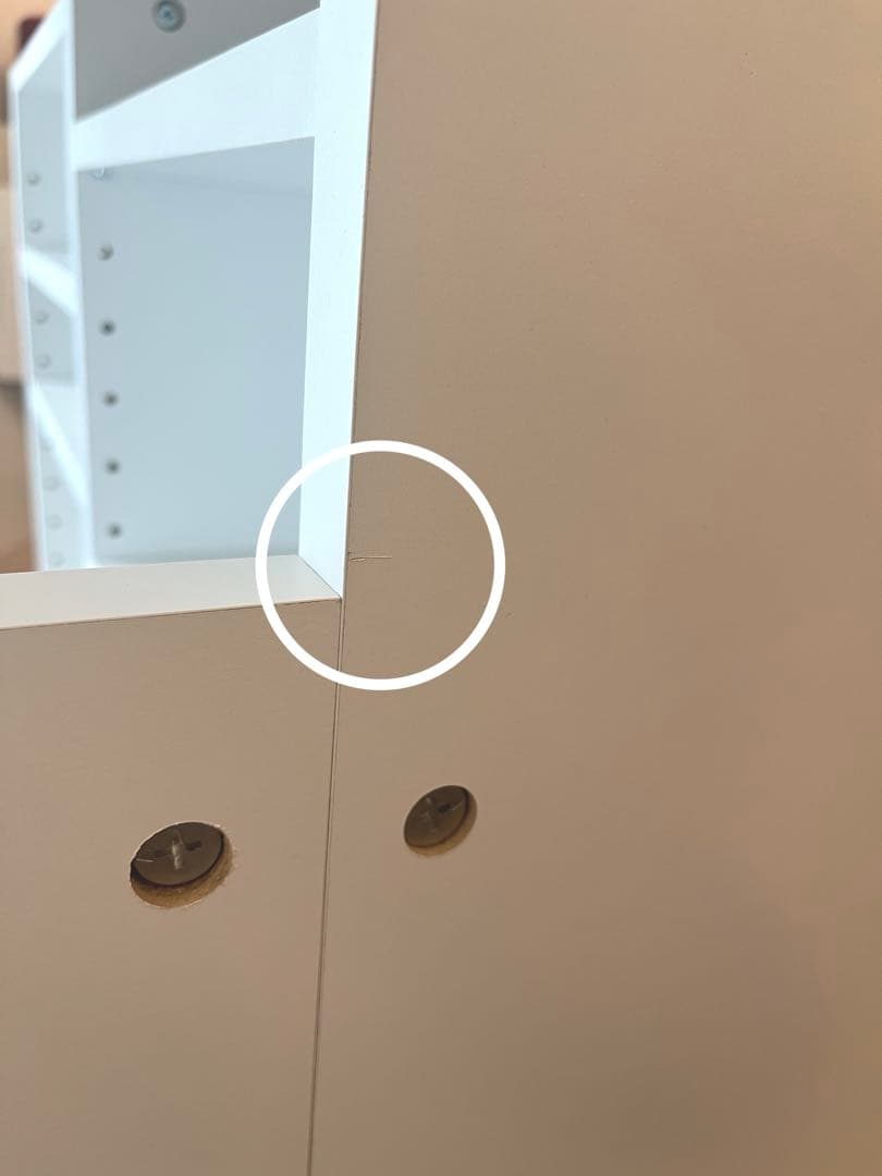 LOWYA （ロウヤ）L字デスク 100cm オーク/ホワイト