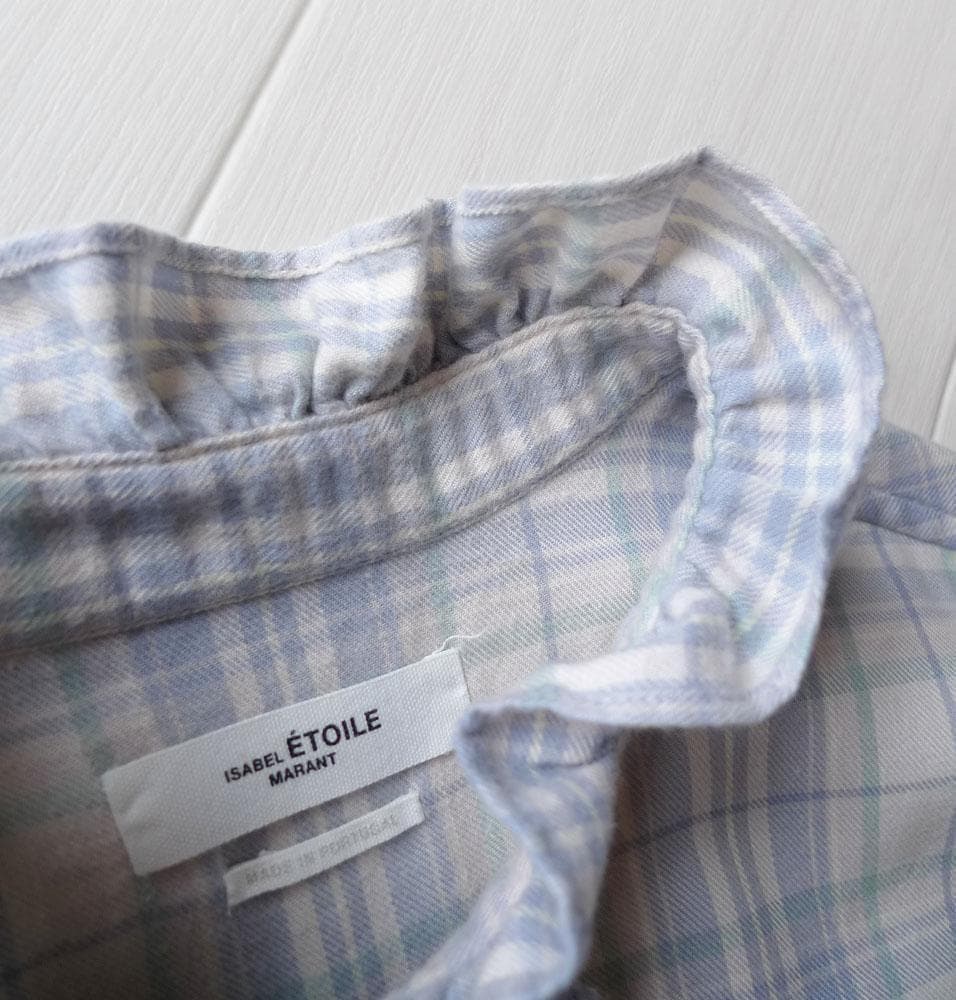 ■専用■美品 イザベルマラン 5,5万 チェック柄ブラウス トゥモローランド