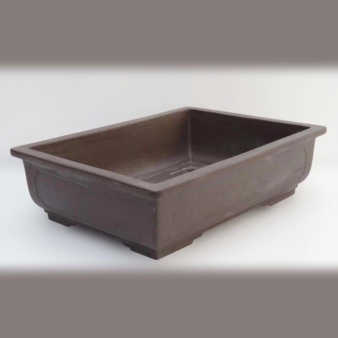 時代鉢 盆栽 鉢 植木鉢 特大 大型 62cm　古鉢　黒松