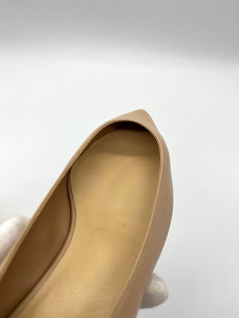 【新品未使用】Francesco Russo フラット ベージュ 36 1/2