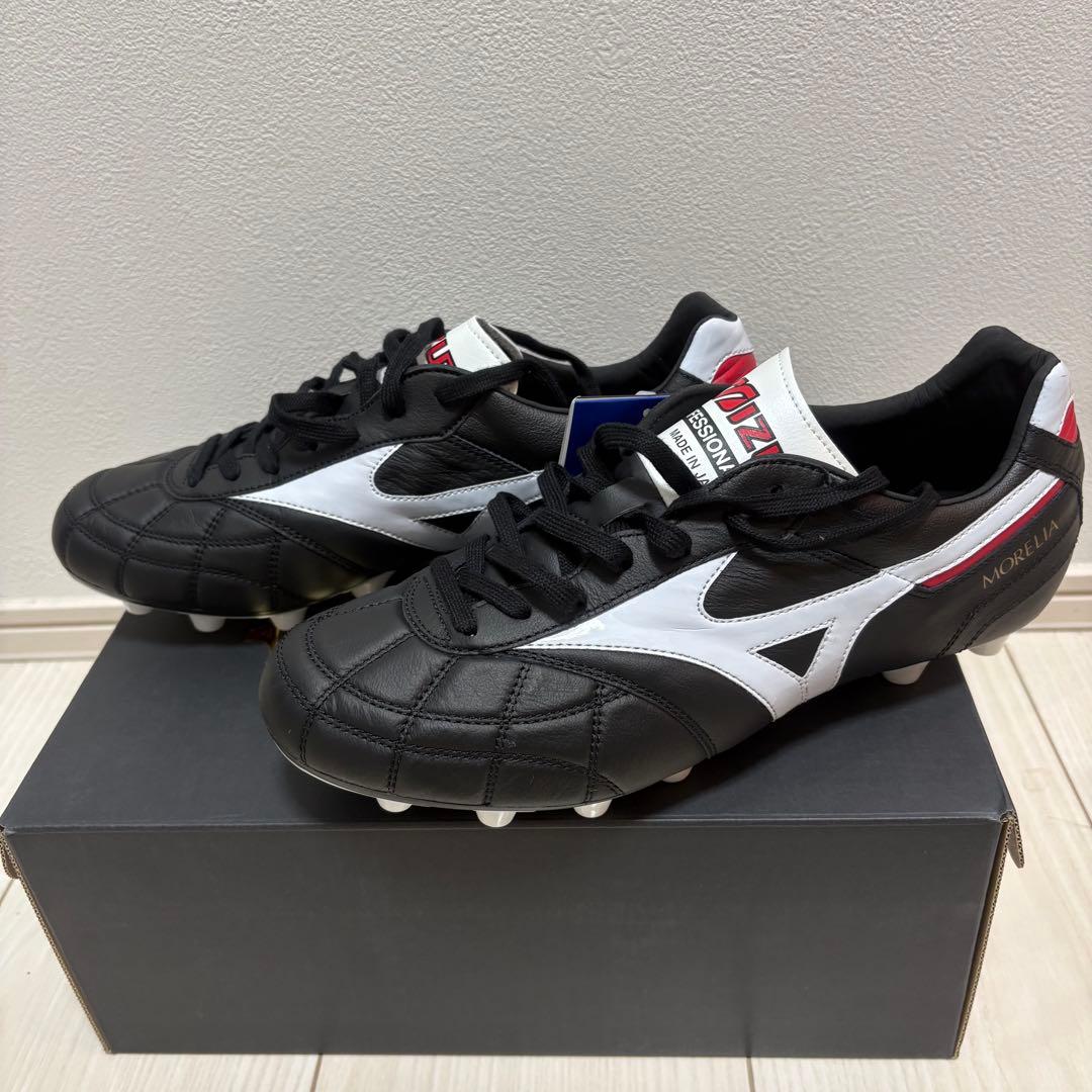 ミズノ モレリア 2 JAPAN クロスステッチ　ブラック 26.0cm