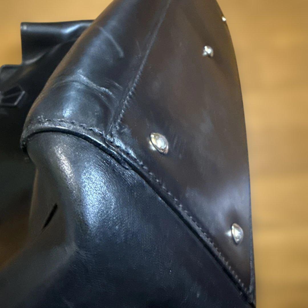 Boldrini Selleria レザー トートバッグ　ブラック