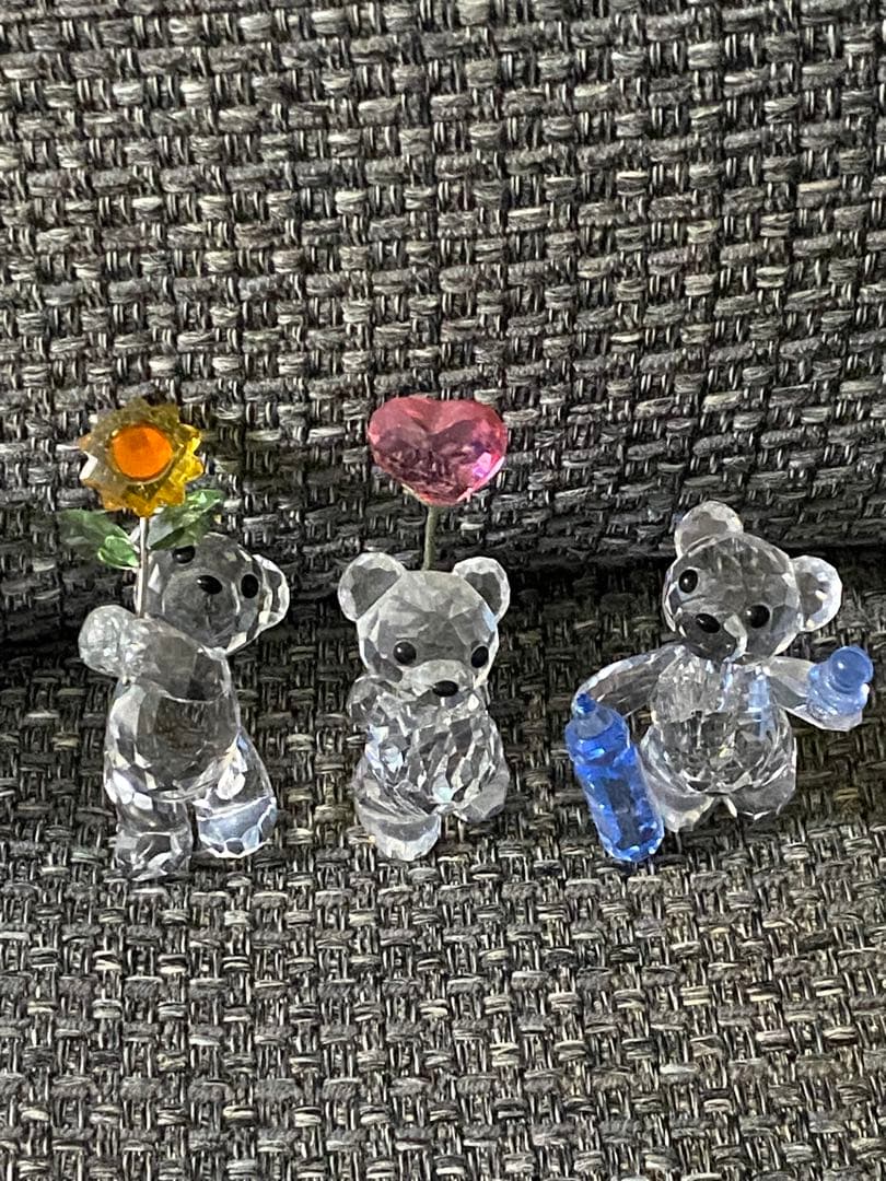 スワロフスキー☆新品同様テディベア9点フラワー3点 国内正規品☆12点セット激安