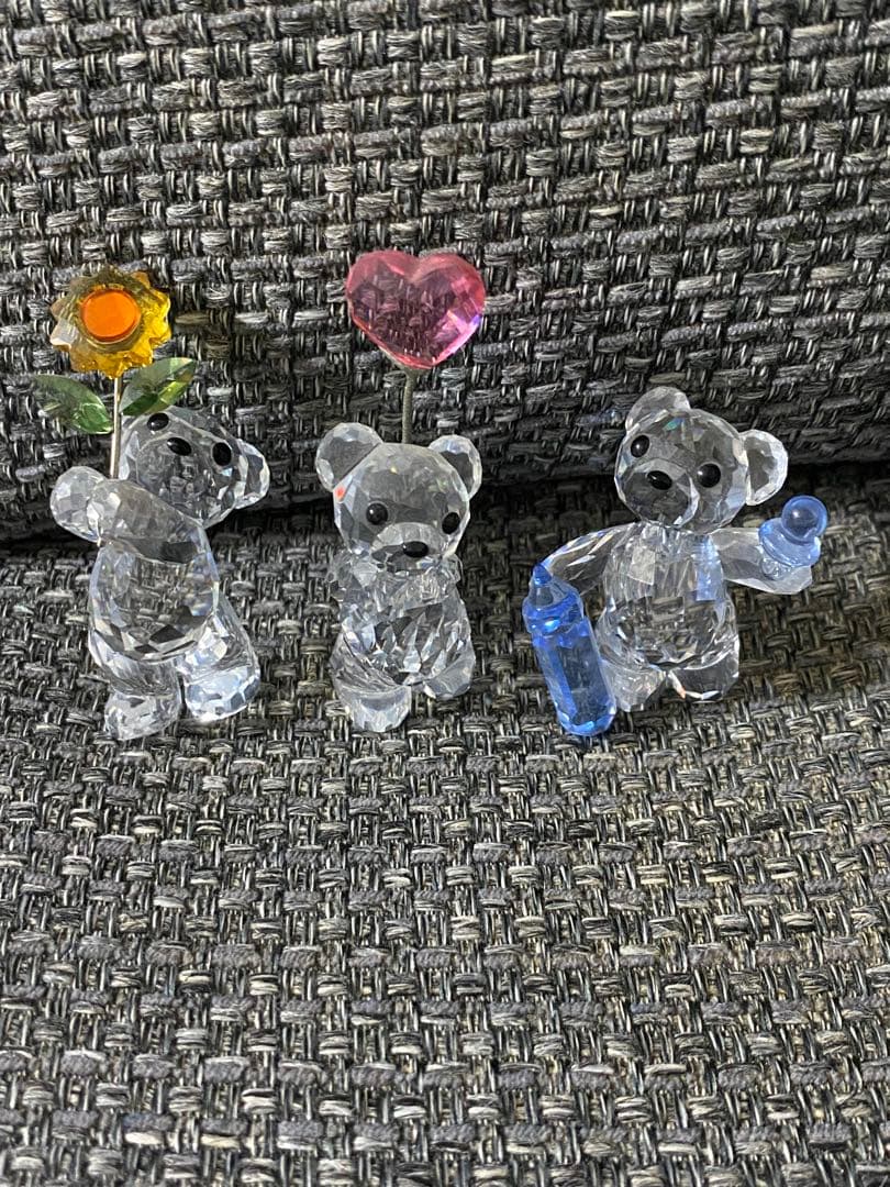 スワロフスキー☆新品同様テディベア9点フラワー3点 国内正規品☆12点セット激安