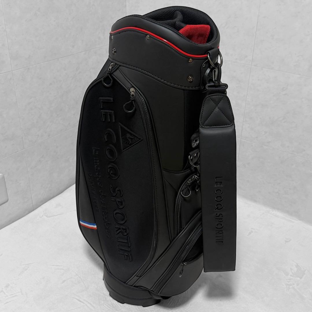 【2in1】黒 le coq sportif ゴルフ キャディバッグ