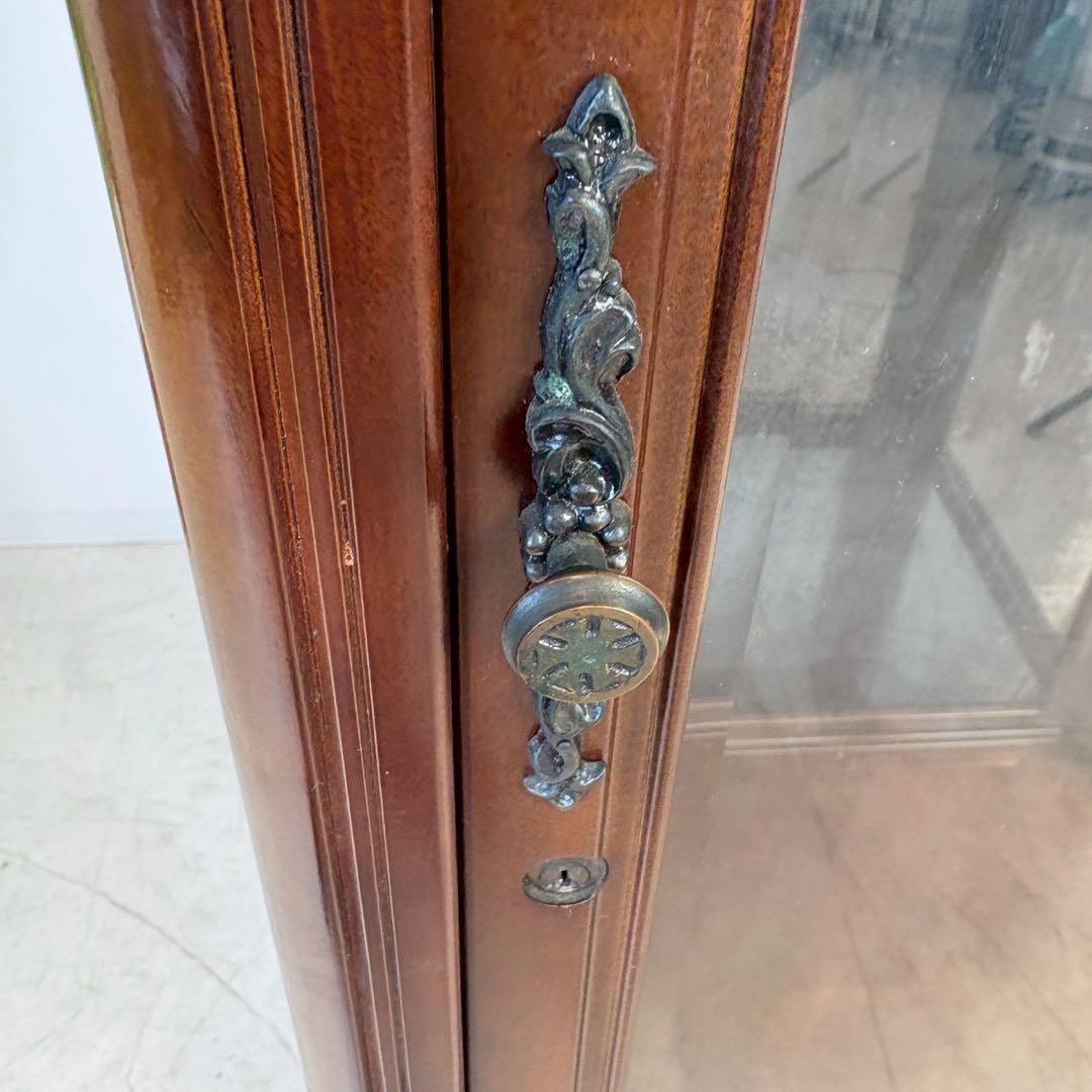 縦型 キュリオケース　ガラスケース ショーケース 飾り棚 ディスプレイ棚