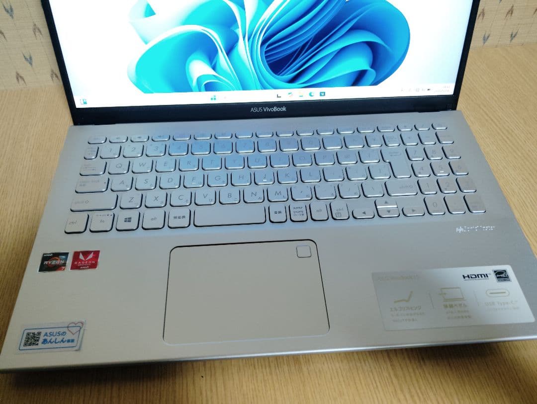 Windowsノート本体 ASUS VivoBook X512DA Ryzen 7 8GB 512GB