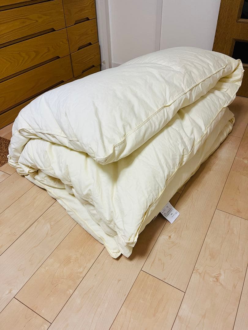 ホワイトマザーグース 羽毛掛け布団 150x210cm