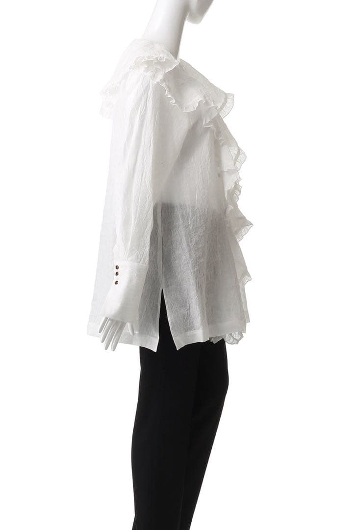 完売希少uhr ruffle frill shirt ラッフル　フリル　シャツ
