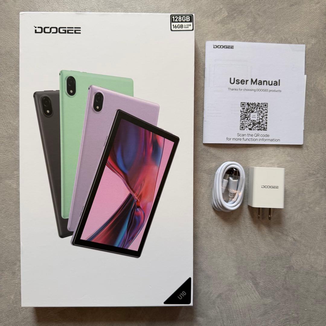 アンドロイド15 タブレット 10インチ 16GB 128GB グレー