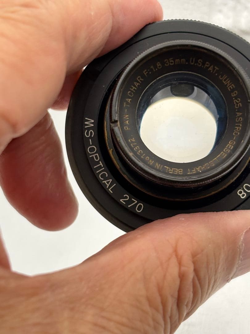 PAN TACHAR 35mmf1.8 Mマウント改