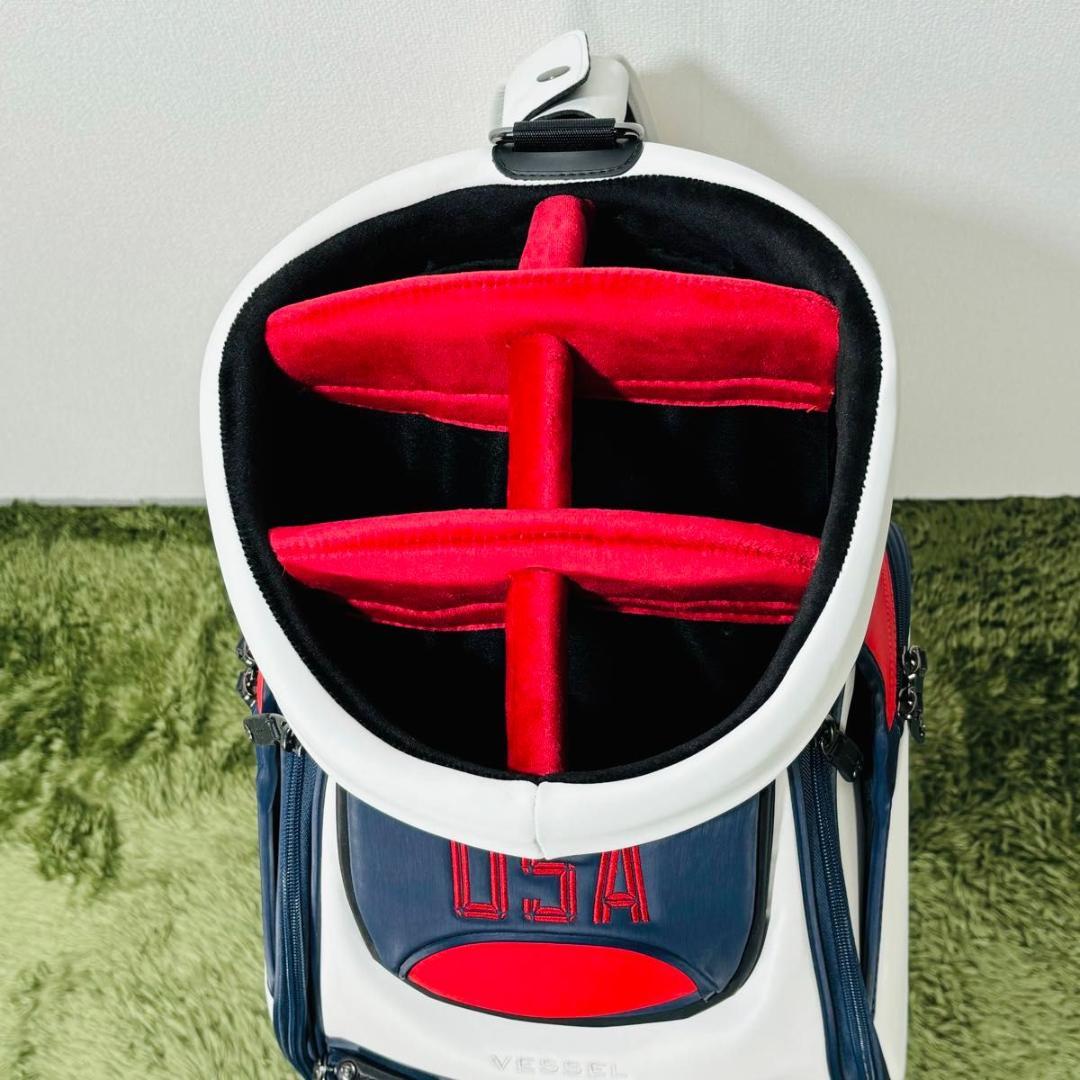 ベゼル プレジデンツカップコラボキャディバッグ カート式 6分割 未使用品 限定