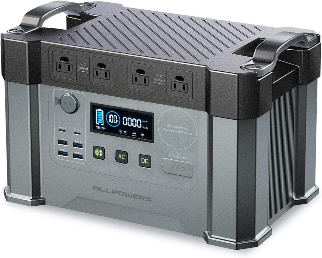 ALLPOWERS S2000 ポータブル電源 2000W 瞬時4000W