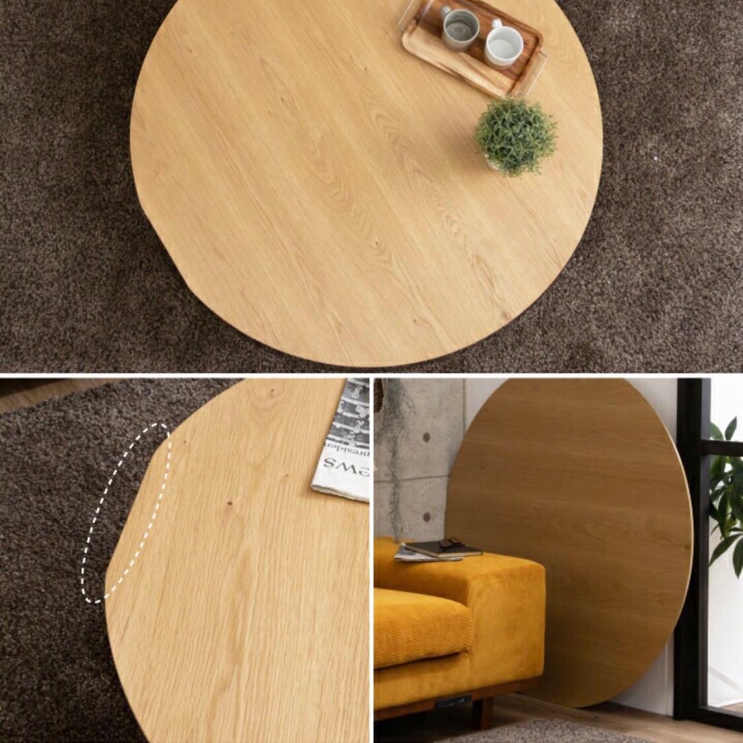 【SO様】天然木折り畳みテーブル ちゃぶ台　円卓　定価29,800円