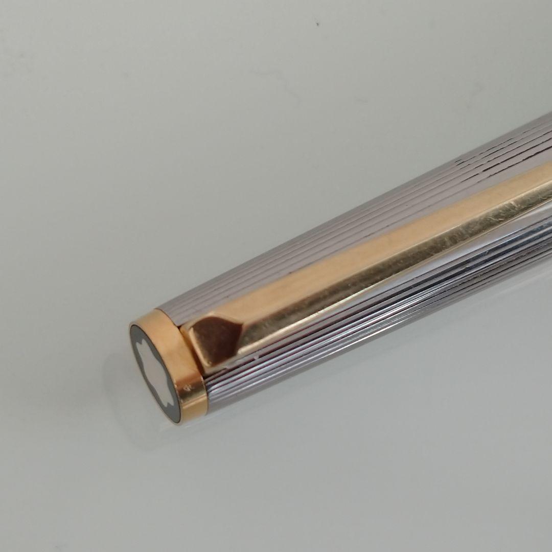 モンブラン　万年筆　スチール　＋　インク追加可