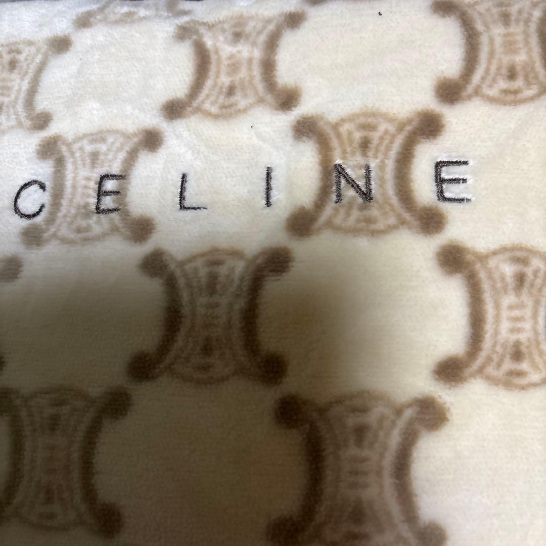 CELINE シングル毛布　未使用に近い140 ✖️200綿毛布