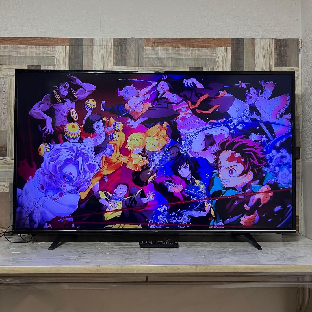 全国送料込❣️アイリスオーヤマ65V4k液晶テレビ東芝製LSIは画面操作見やすい