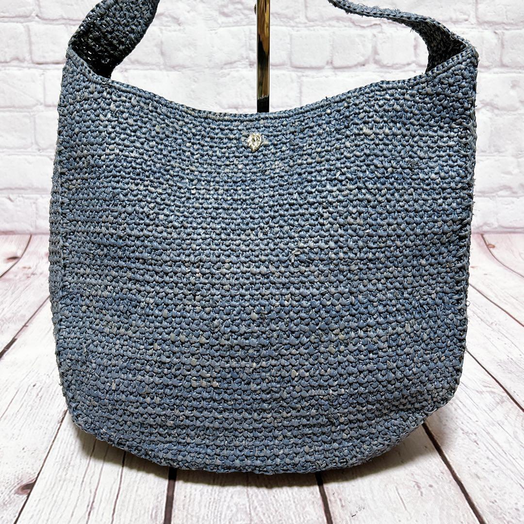 ✨極美品✨ 【ヘレンカミンスキー】ラフィアバッグ カゴバッグ ショルダーバッグ