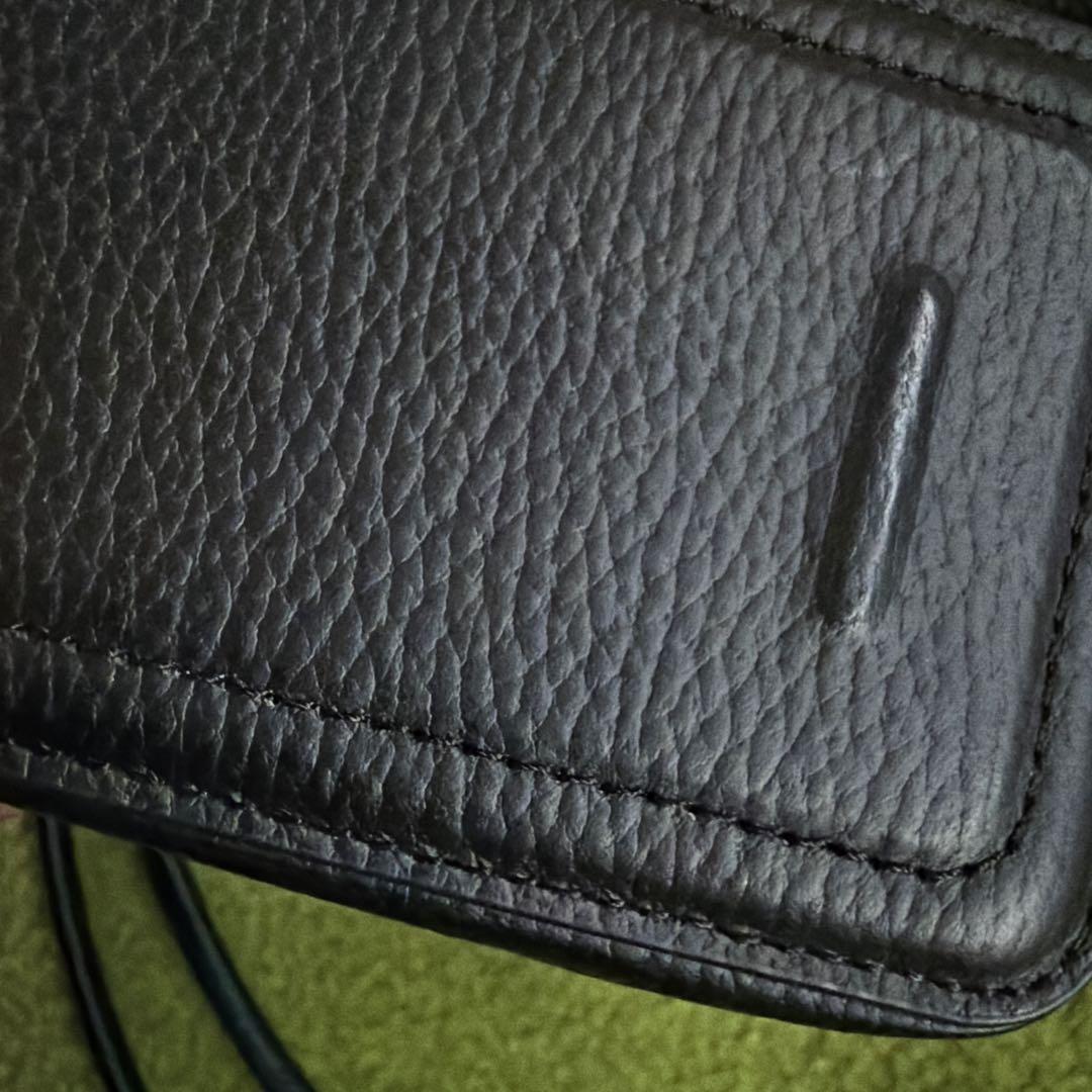 objcts.io ストラップ一体型マイクロバッグ ブラック