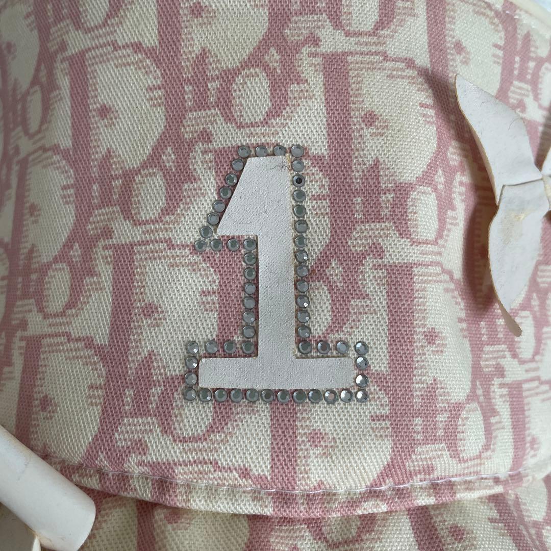 Dior ピンク　トロッター柄　バケツハット　サイズ58