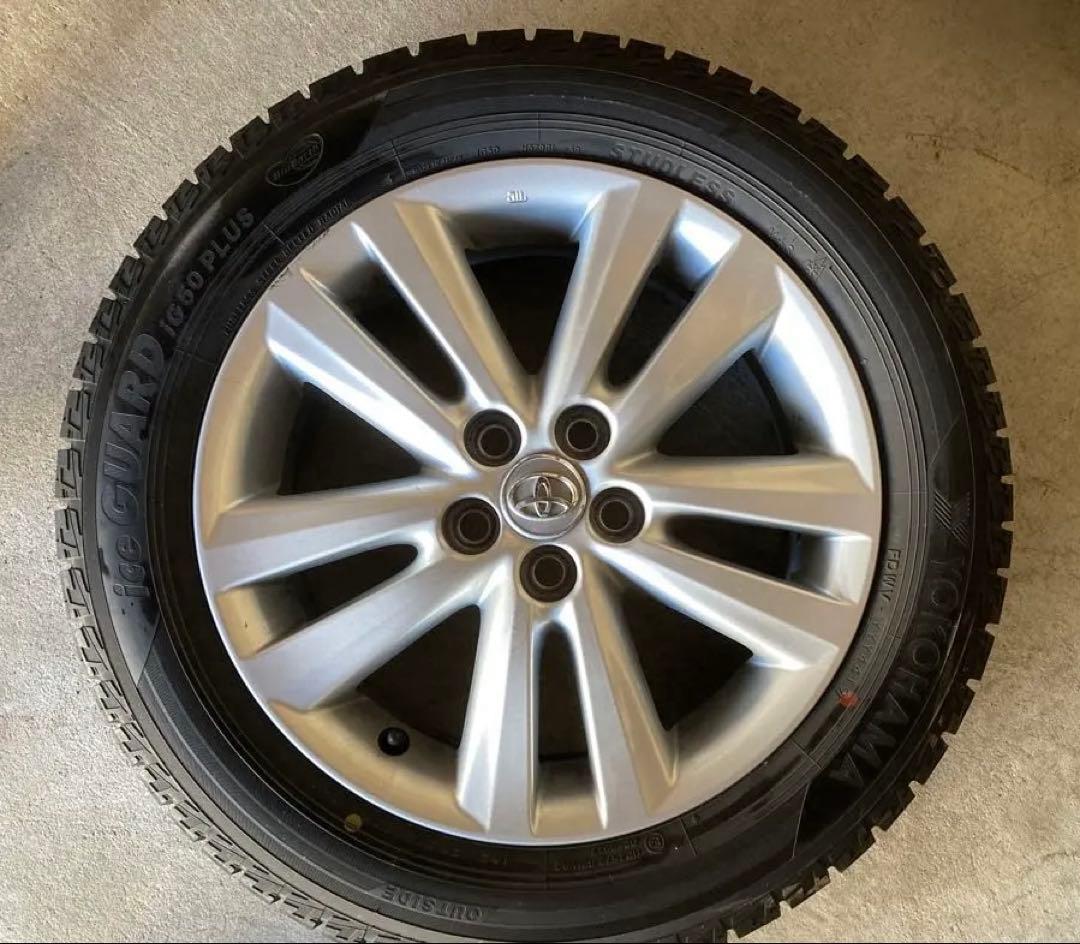 トヨタウィッシュ純正ホイール　ヨコハマスタッドレスタイヤ ４本セット