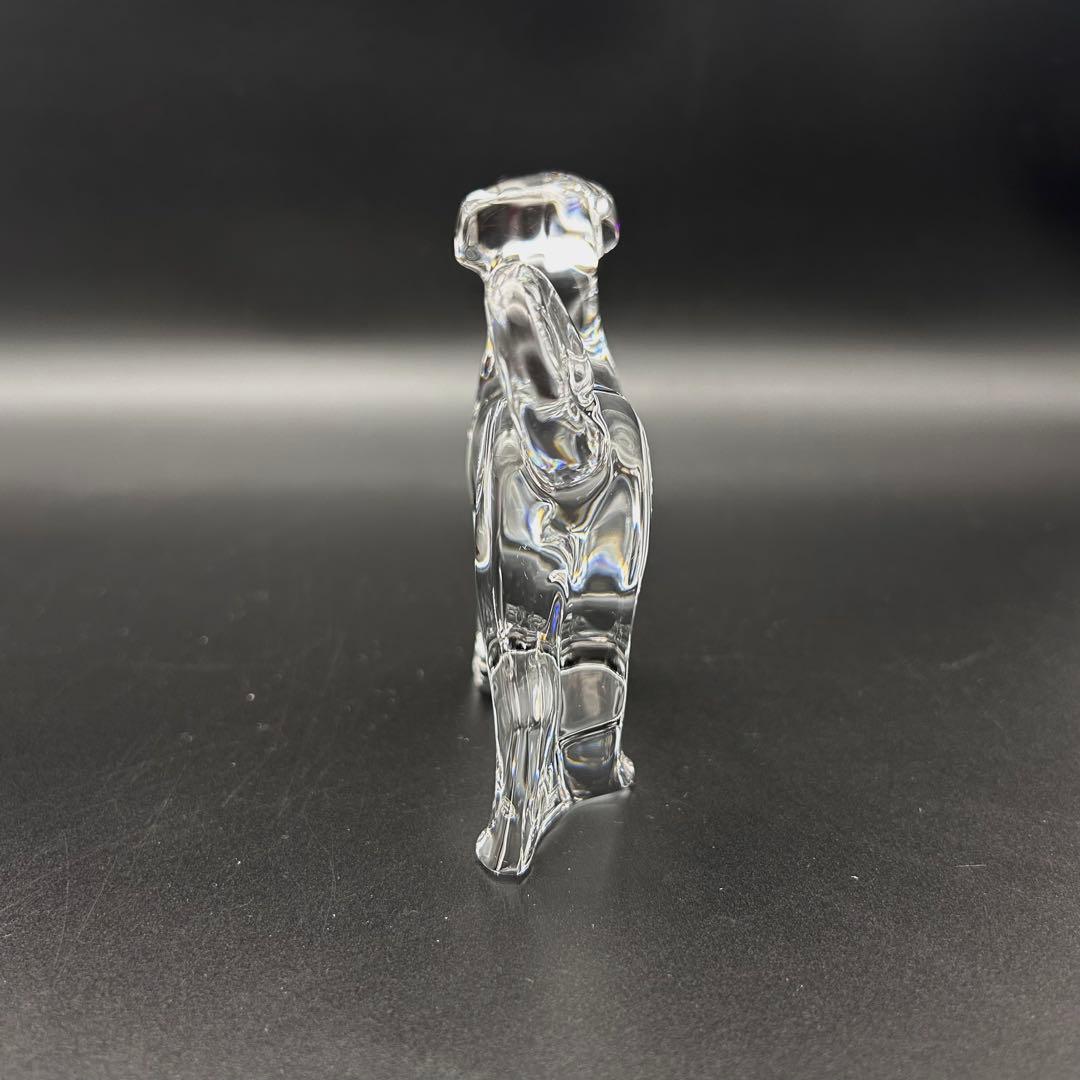 【新品】バカラ　犬　ドック　オブジェ　置物　インテリア　フィギュアリン