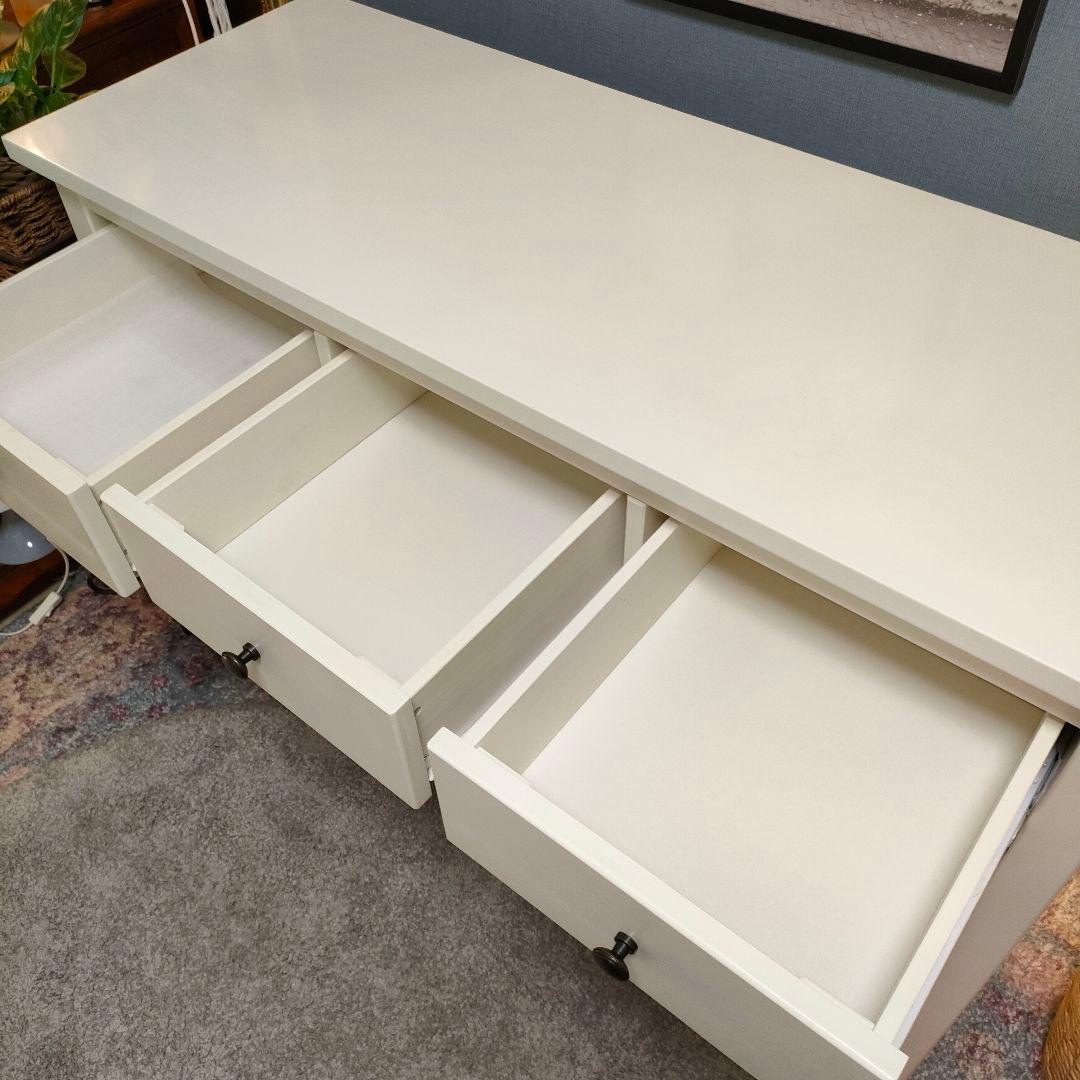 ニトリ 廃盤モデル ローチェスト カーシー 収納タンス 引き出し5杯 ホワイト