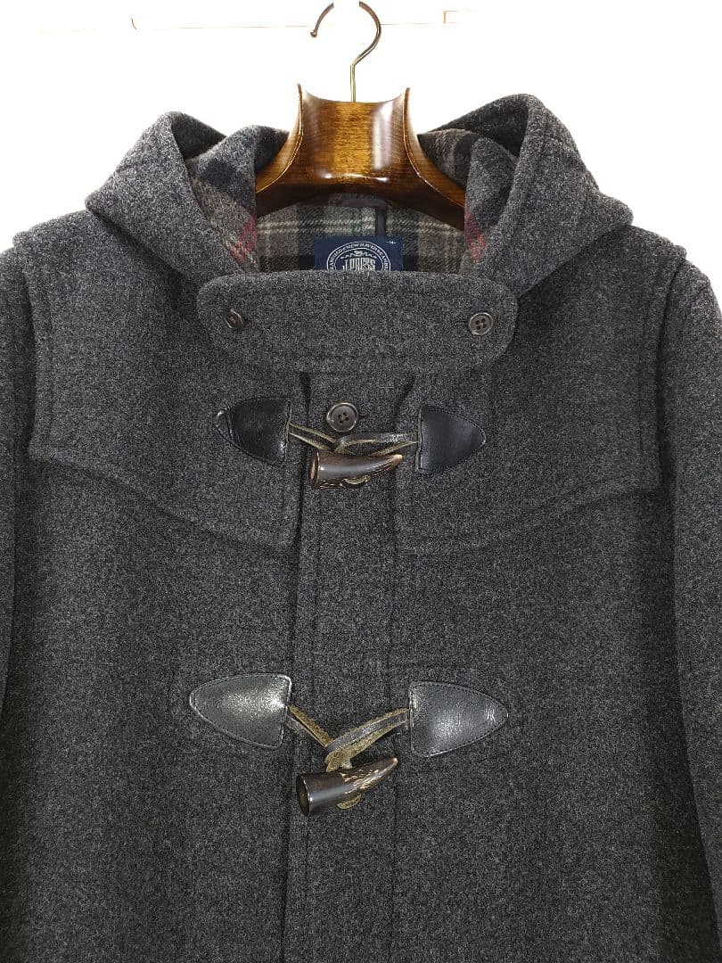 J.PRESS J.プレス ジェイプレス ロング丈 ダッフルコート 裏地チェック