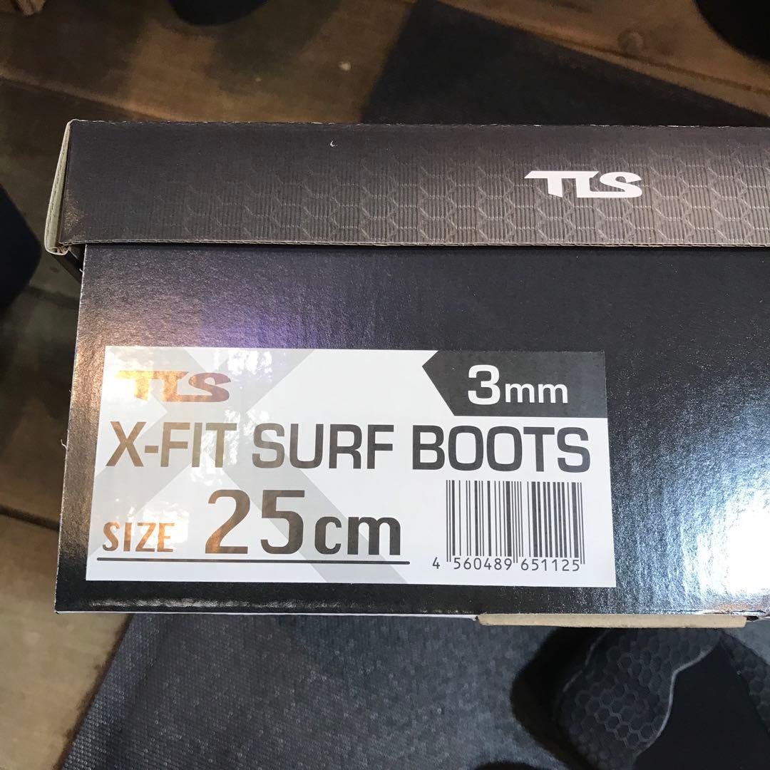 TLS X-FIT SURF BOOTS 25cm 3mm 箱なし